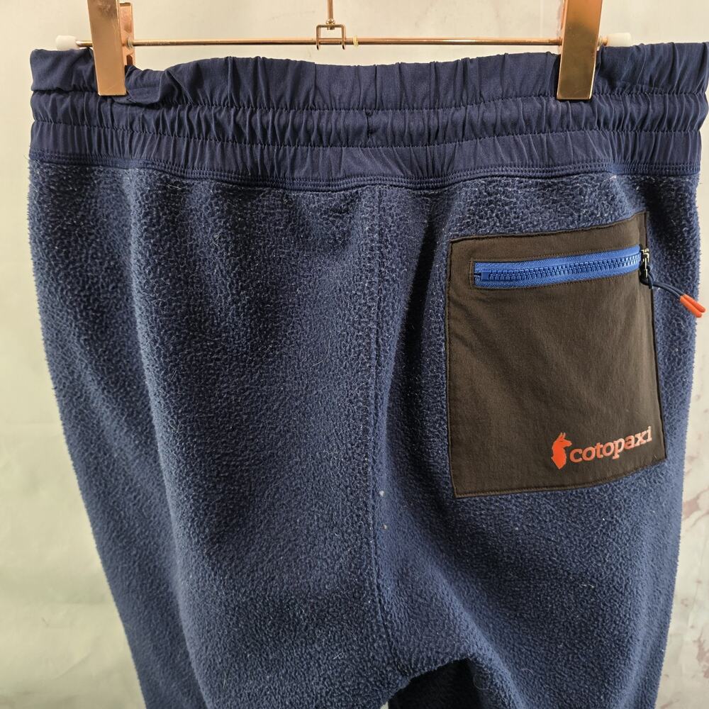 Cotopaxi Pants Womens Medium Joggers Navy Blue Fleece Crop Abrazo - Picture 6 of 14